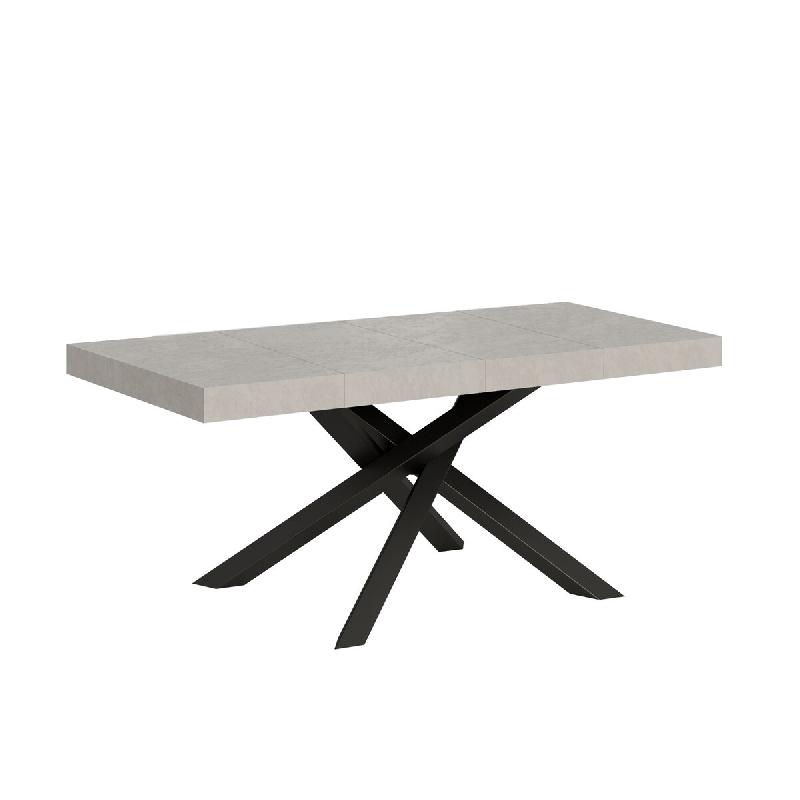 Itamoby Table extensible 120/224x90 cm Volantis Premium pieds anthracite cachemire - gris multi-matériau VEPRVOLN90224-CH_0