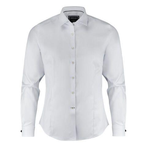 J.HARVEST & FROST BB60 TWILL CHEMISE FEMMES BLANC - TAILLE XS