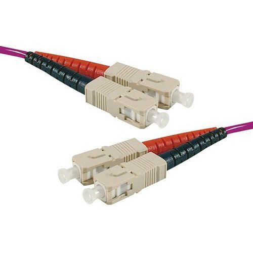 JARRETIÈRE OPTIQUE 0.5M ERIKA MULTI OM4 50/125 SC-UPC/SC-UPC