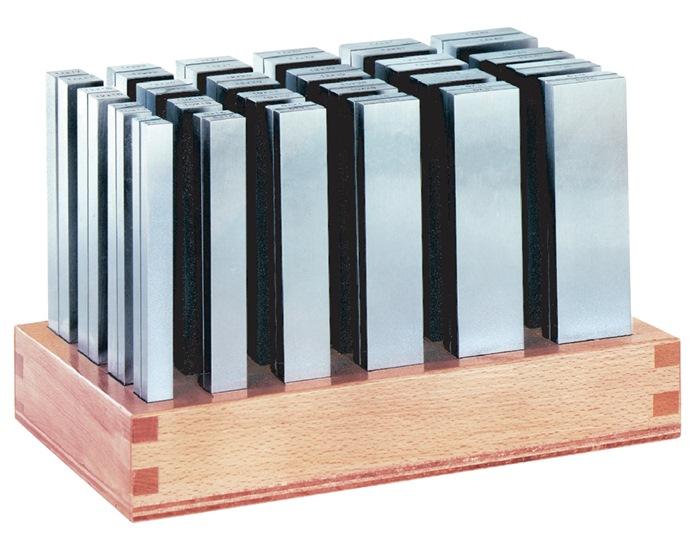 Jeu de cales parallèles no. 6348P contenu 24 paires taille 150 précision longueur 150 mm AMF_0