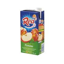 JUS DE POMME REA 1 L - CARTON DE 10 BRIQUES