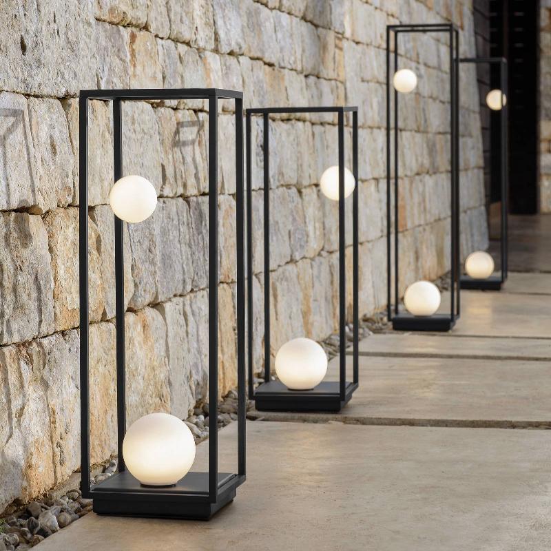 KARMAN ABACHINA LAMPADAIRE LED IP65 70CM NOIR