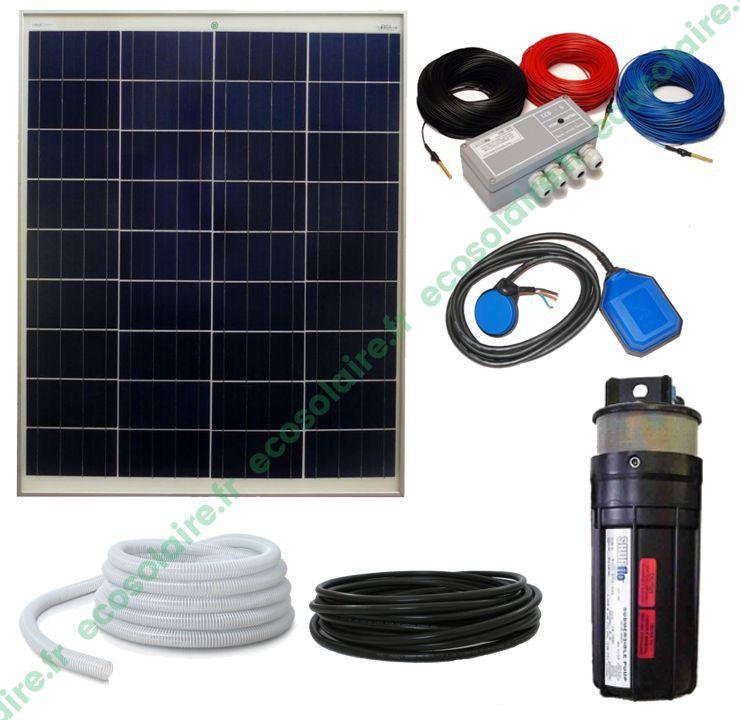 KIT POMPE SOLAIRE IMMERGÉE SHURFLO 80W 12V_0