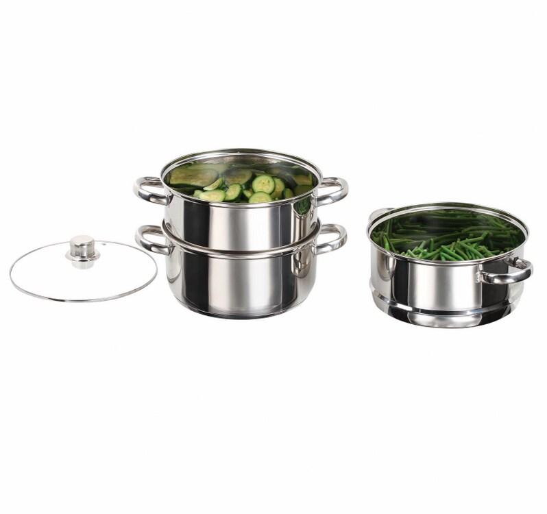 LIVOO Cuit-vapeur 24cm mep121 - argenté 3523930088919_0
