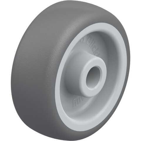 LOT DE 2 - BLICKLE - ROUE Ø 50MM BANDAGE POLYURÉTHANE TPU 75KG - PATH 50/8G
