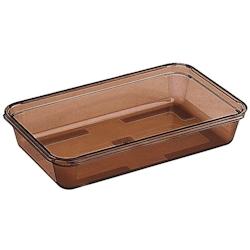 Matfer Bourgeat Bac gastro copolyester GN 1/1 H.6.5 cm Alto+ Bourgeat - 761106 - marron 761106_0