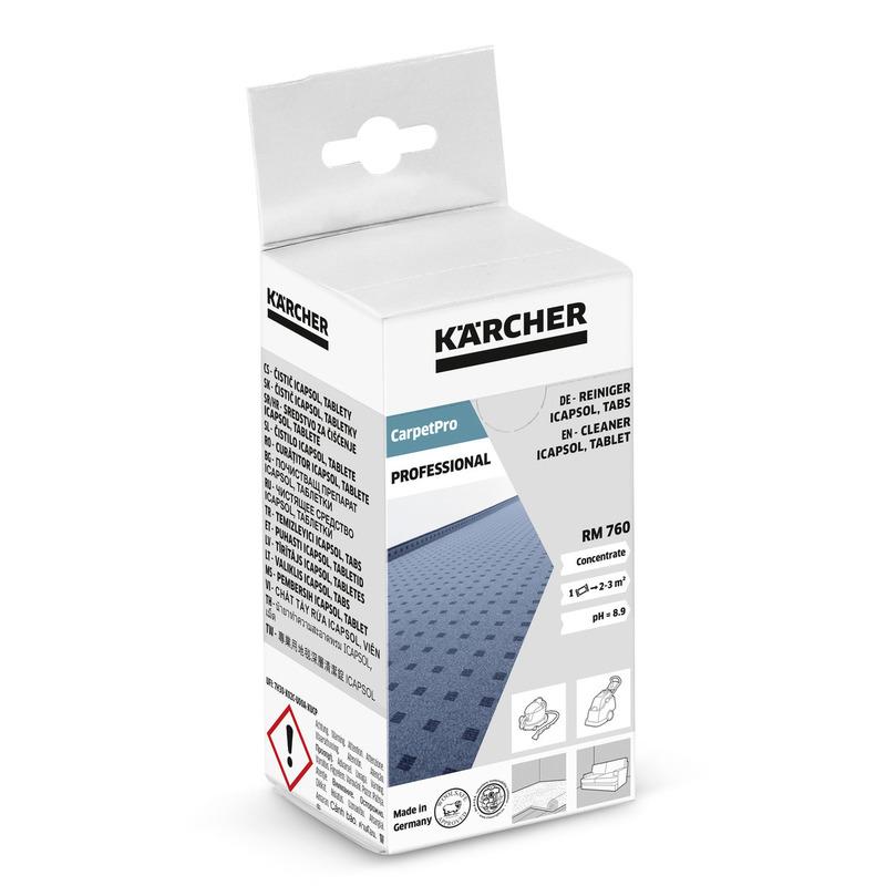 Nettoyant pour moquettes RM 760 CarpetPro - 16 tablettes hydrosolubles Kärcher - 62958500 - 780648_0