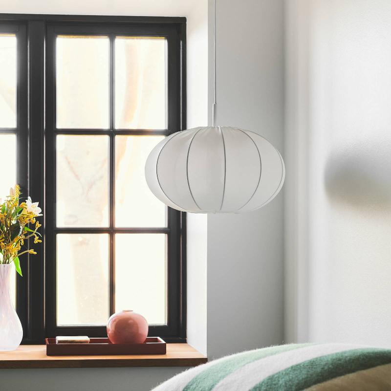 NORDLUX SUSPENSION AERON 40 AVEC ABAT-JOUR TEXTILE Ø 40 CM