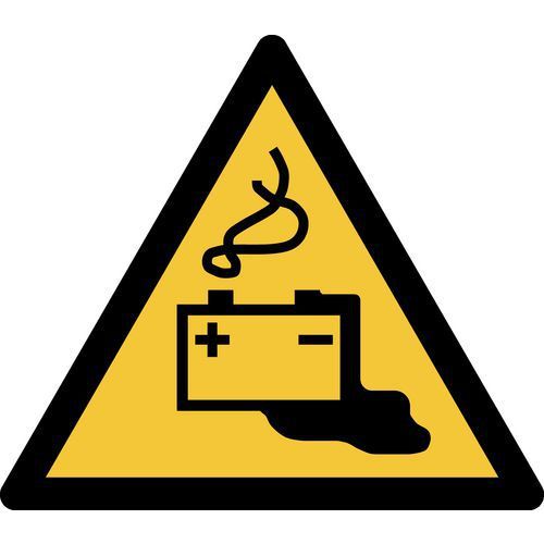 PANNEAU PICTOGRAMME LES ACCUS SONT CHARGÉS 200X176 MM - DJOIS MADE BY TARIFOLD