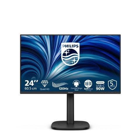 PHILIPS 24B2U3601 ÉCRAN PLAT DE PC 60,5 CM (23.8'') 2560 X 1440 PIXELS QUAD HD LCD NOIR