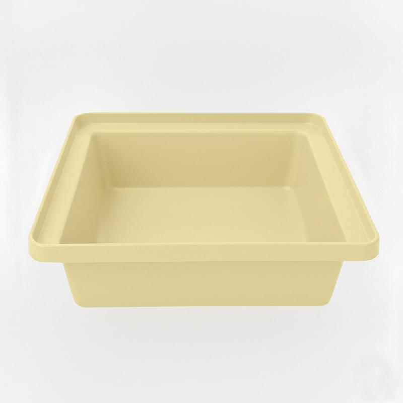 PLAST'UP ROTOMOULAGE Bac de rangement empilable 30l - IVOIRE - beige plastique 0637962083033_0