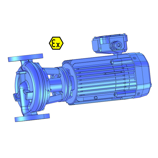Pompes centrifuges horizontales monobloc série LF - compactes et certifiées ATEX_0