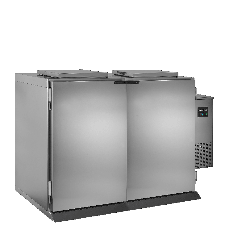 Poubelle réfrigérée TEFCOLD - Classe climatique 5 - 2 conteneurs de 120L ou 240L - Température -2 à +8 °C_0