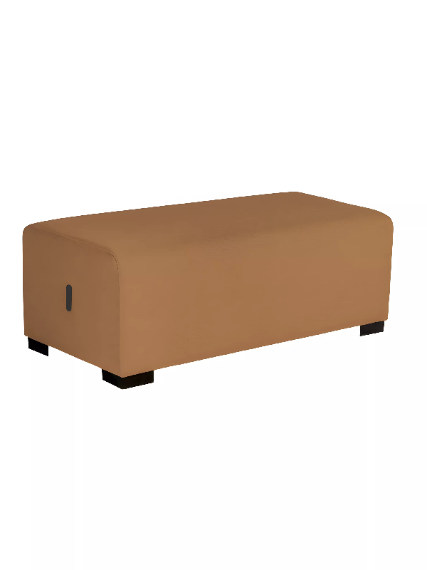 Pouf 2 places terre de sienne_0