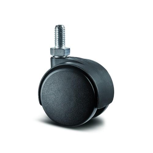 ROULETTE PIVOTANTE TABLE ET BUREAU - TIGE FILETÉE - Ø40MM- LUMINA TENTE