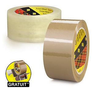 RUBAN ADHÉSIF SCOTCH 3M 3739 POLYPROPYLÈNE TRANSPARENT RÉSISTANT, 35 MICRONS 48 MM X 66 M