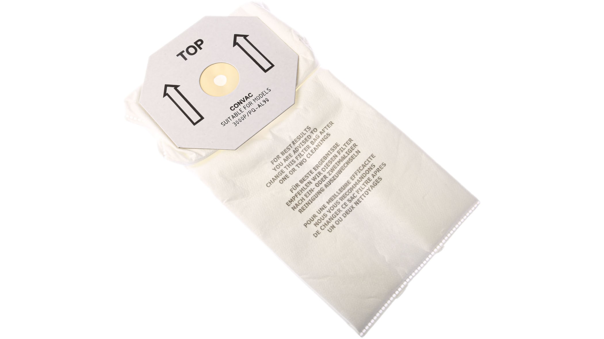 Sac aspirateur Convac - Compatible avec plusieurs modèles - Lot de 10 sacs_0