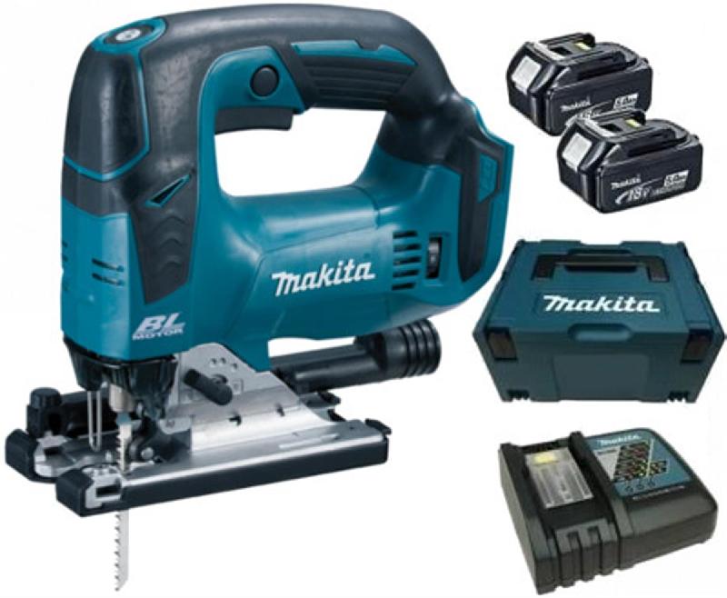 SCIE SAUTEUSE 18V + 2 BATTERIES 5AH + CHARGEUR + COFFRET MAKPAC - MAKITA - DJV182RTJ