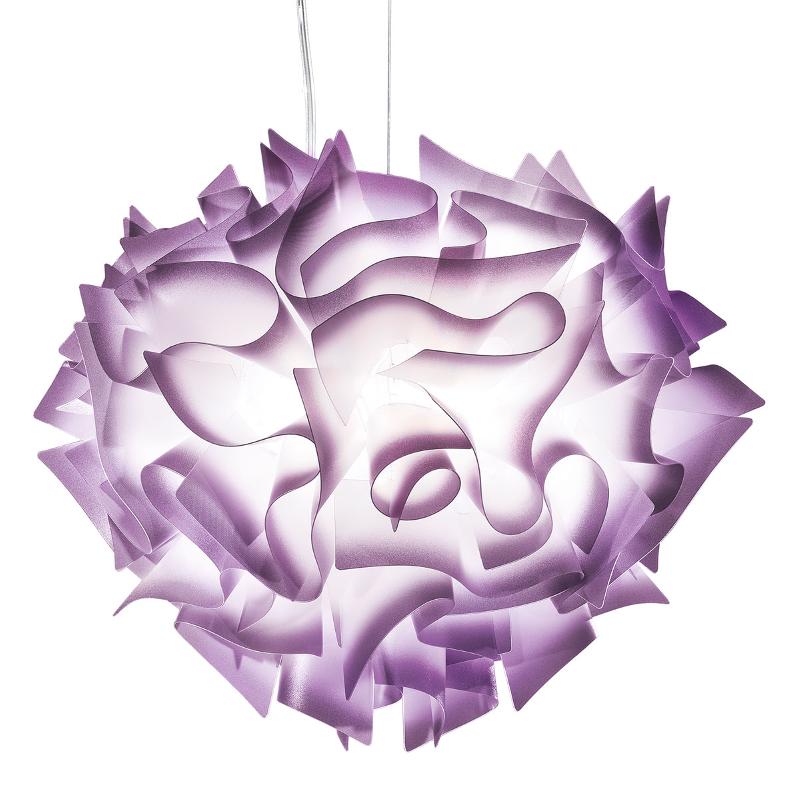 SLAMP VELI - SUSPENSION DE DESIGNER, 60 CM, PRUNE