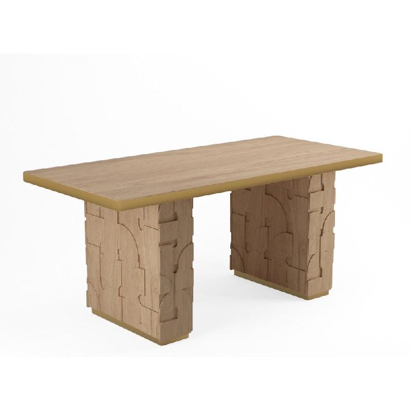 Table de présentation Dua' Line laiton 150x75x75xcm_0