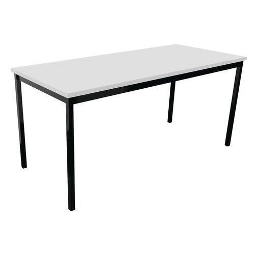 TABLE DE RÉUNION TREFF 160 X 70 BLANC/ NOIR