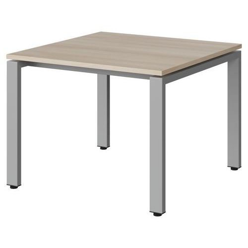 TABLE MALIBU 80X80 T3 SOUDÉ STR ABS ACACIA/GRIS 9006