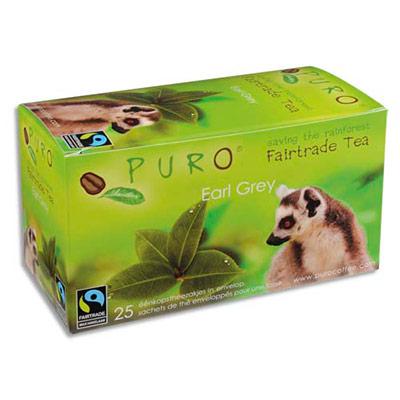 THE EARL GREY PURO - COMMERCE EQUITABLE - BOÎTE DE 25 SACHETS