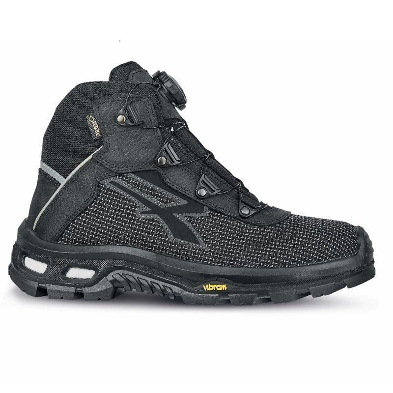 U-Power - Chaussures de sécurité hautes en goretex anti abrasion KORA - Environnements exigeants - S3 WR HI HRO SRC CI Noir Taille 45 - 45 noir mati_0