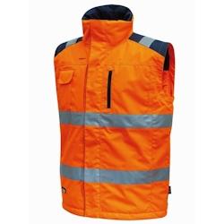 U-Power - Gilet orange haute visibilité rembourré PRIME Orange Taille 2XL - XXL orange 8033546385937_0