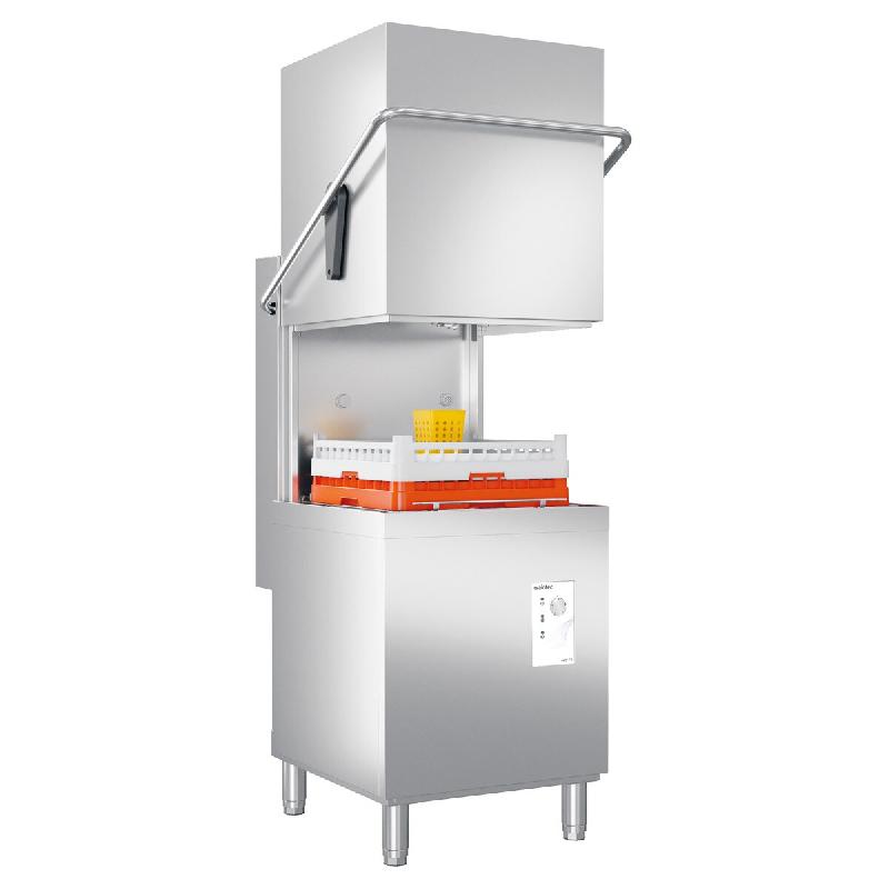 Vaiotec Lave-vaisselle à capot EASYLINE 50x50 / 400 volts - Modèle : VT-EX HW54 DRD, 630 x 750 mm - 12123_0