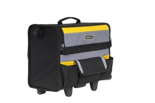 STANLEY - Sac souple à roulettes 18 pouces 1-97-515 - STA197515 - Noir et gris en nylon 46x33x45 cm_0