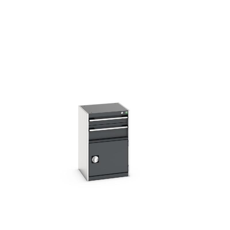 Armoire d'atelier à tiroirs et porte Cubio SL-558-3.1 - Réf : 40010023 - capacité 1,5 tonne - finition en acier_0