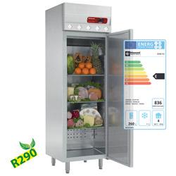 Armoire frigorifique ventilée 400 litres - 1 porte - R290 - Température -2°/+8° - 600x600xH1890 mm - ID40-R6_0