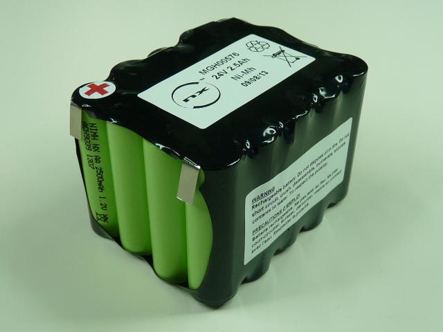 BATTERIE NIMH 20X AA 20S1P ST2 24V 2.5AH T2_0