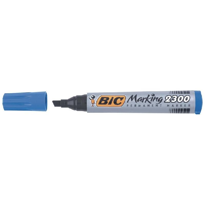 BIC MARKING™ 2000 MARQUEUR PERMANENT POINTE OGIVE MOYENNE LARGEUR DE TRAIT 1,7 MM BLEU PAQUET DE 12 (PRIX UNITAIRE)