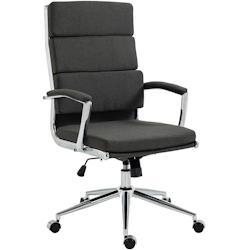 CLP Chaise de bureau Cleveland Tissu/Gris foncé - gris textile 316998_0