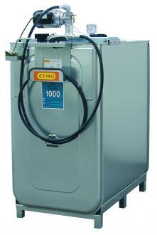 Cuve à huile avec pompe électrique - 750 litres - double paroi - pompe à engrenages 9 l/min - réf. 307425_0