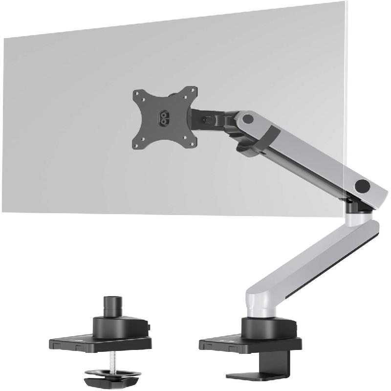 Durable Support de moniteur Select Plus 1 moniteur 8 kg pince de table argentée - argenté aluminium 509623_0