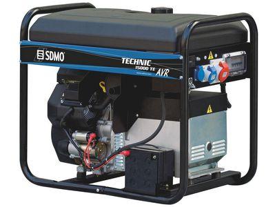 GROUPE ÉLECTROGÈNE ESSENCE - 10 KW - 230 / 400 V - AVR