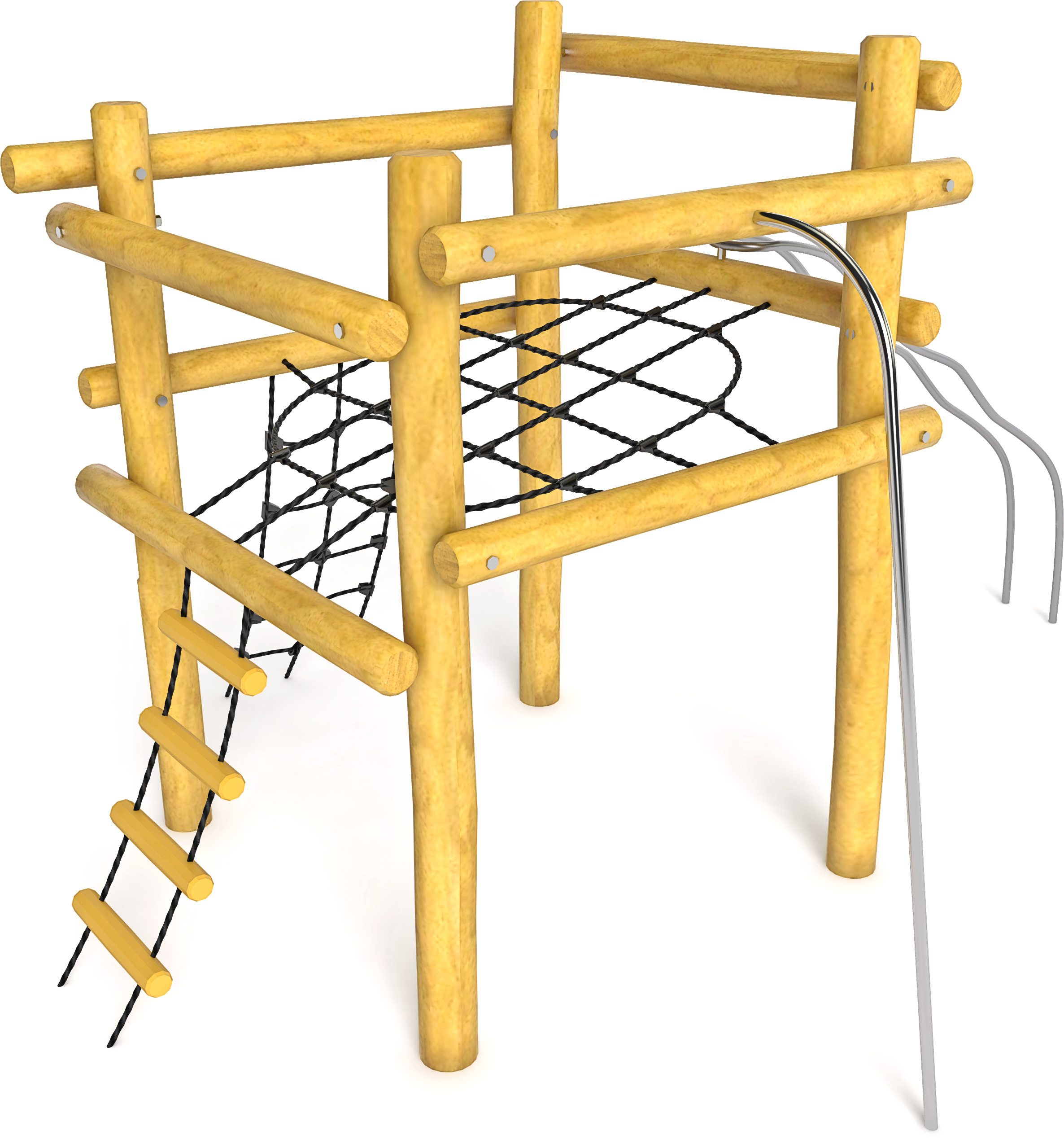 Jeu à grimper en robinier Iltasia - 8045593 - Hags - pour enfants de 5 à 12 ans, dimensions 5400x3800x2780 mm_0