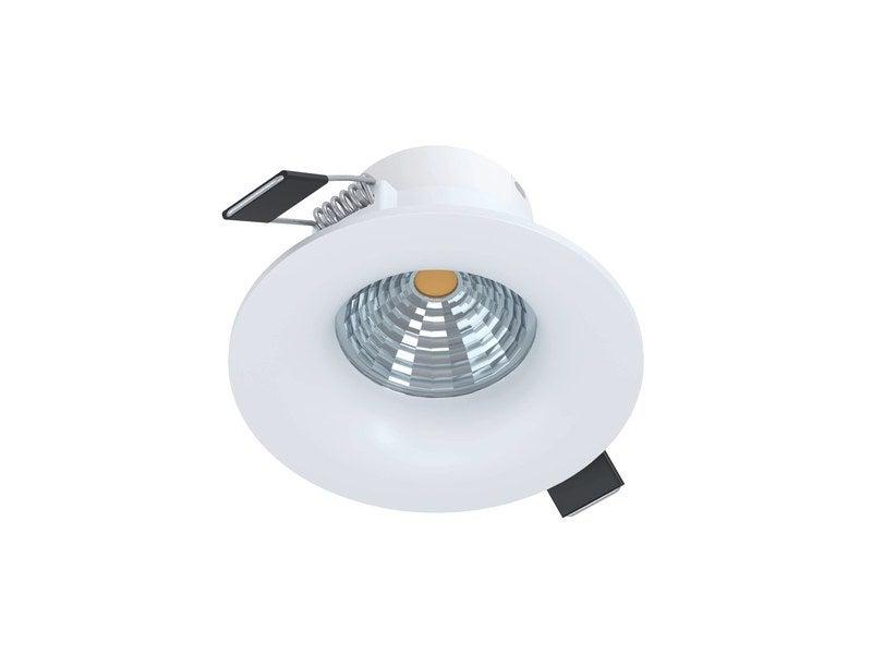 Kit 1 spot à encastrer fixe Saliceto LED intégrée - Rond blanc - 4000K - EGLO_0