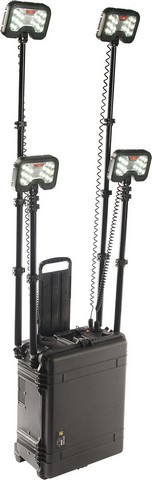 Kit d'éclairage professionnel LED RALS 9470 - 24 000 lumens, Bluetooth, mâts télescopiques 1,80 m_0