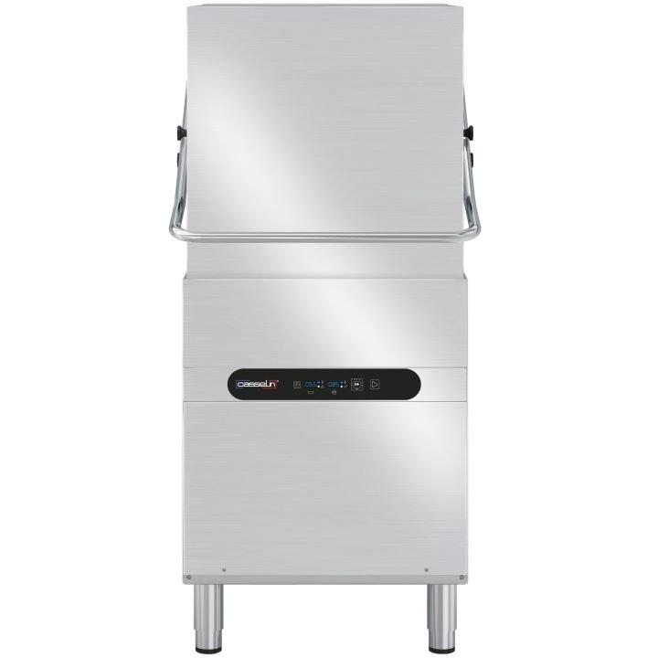 Lave-vaisselle à capot Casselin 500U – Inox, pompe de vidange, 400V - TRI_0