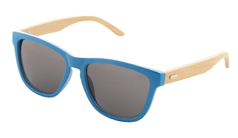 Lunettes de soleil - monture plastique coloré et branches bambou - protection UV 400 catégorie 3_0
