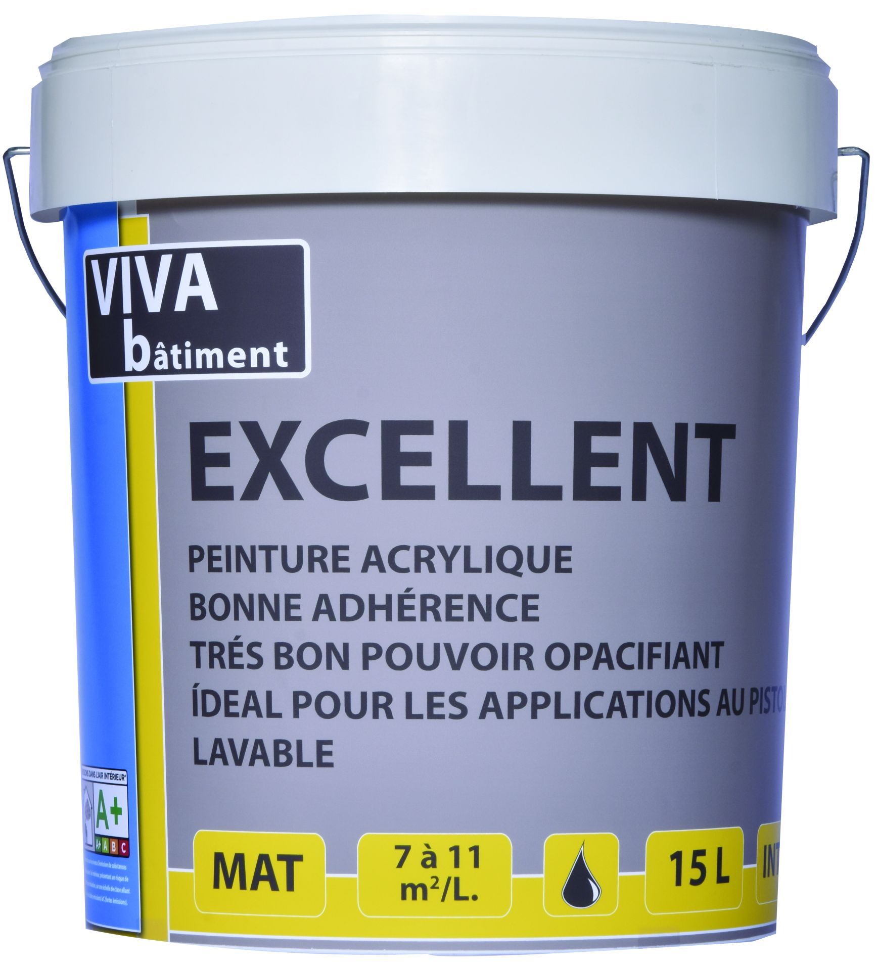 Peinture acrylique Excellent - mate lavable - pour décoration intérieure - plus de 10 000 teintes disponibles_0