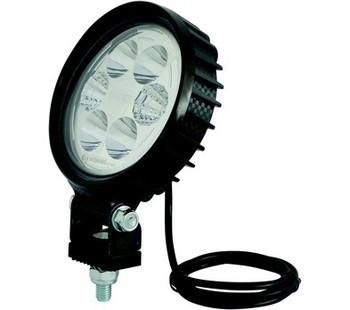 PHARES LED CORPS CARBONE 6 LED - 12W -1500 LM