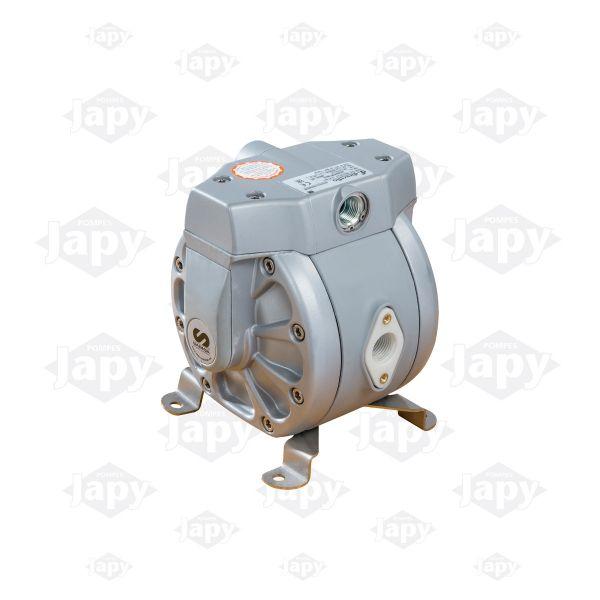 Pompe pneumatique à membranes - Corps PP conducteur - Boules PTFE - ATEX Ex II2 GD IIB/IIC 95°C_0