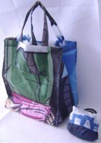 Sacs de bannière recyclés - reusablebags.Ca - taille: 12 