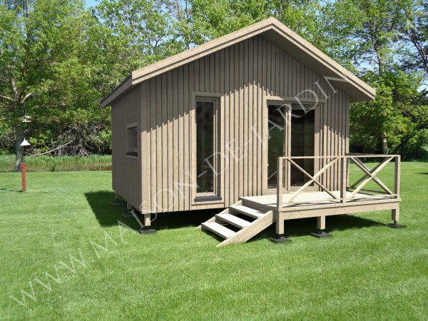 Studio de jardin en ossature bois - clé en main avec fondations et électricité - 20 m² - Paris_0