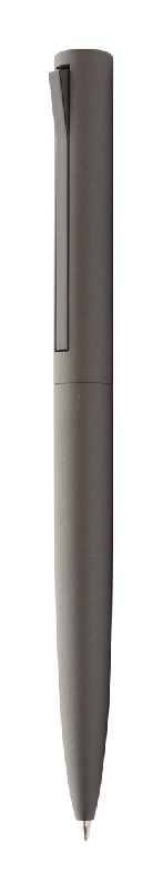 Stylo bille en aluminium - encre bleue - couleur gris foncé - poids 18g_0